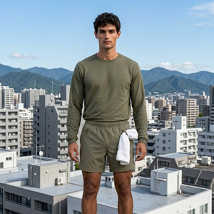 Short de sport léger à séchage rapide pour hommes, technologie de pointe, ceinture élastique, cordon de serrage réglable, respirant pour la course à pied et le marathon - Product Image 1