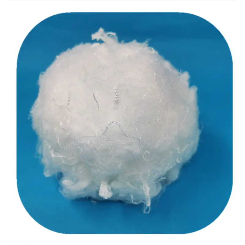 Virgin grade white color micro 0.3D solid polyester staple fiber for filling