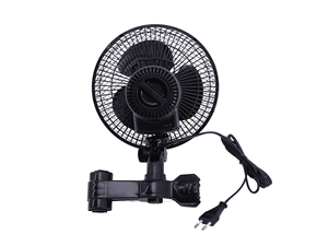 Portable 8 pouces Clip ventilateur forte pince poignée Rotation à 120 degrés réglage à deux vitesses Durable PE intérieur plantation tentes petite taille - Product Image 5