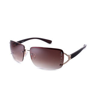 2020 nouveau Diamant Exquis De Luxe Sexy Femmes Carrées Sans Monture Lunettes De Soleil Clair <span class=keywords><strong>UV400</strong></span> lunettes De Conduite - Product Image 1
