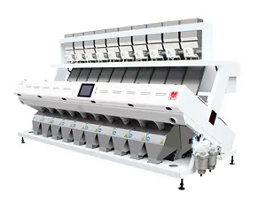 Fabrieksprijs Groothandel Walnoot Kleur Sorer Automatische Rgb Sorter Optische Ccd 10 Glijders Hoge Capaciteit Zaden Separator