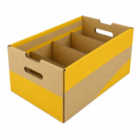 Op maat bedrukte recyclebare kraft golfkartonnen stevige dozen voor fruit- en groenteverpakkingen, aangepast logo ontwerp, groothandel leverancier