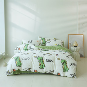 Housse de couette moderne 100% coton écologique, housse de couette pour enfants, dessin animé, housse de couette pour enfants, garçons, filles, ensemble de literie - Product Image 2
