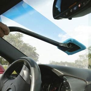 Kit de brosses de nettoyage pour vitres de voiture, outil de lavage de pare-brise, nettoyage intérieur des vitres de voiture avec long manche, accessoires auto - Product Image 4