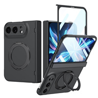 Étui magnétique rotatif multifonctionnel compatible avec iPhone Duo Fold, support 360°, protection complète de la charnière