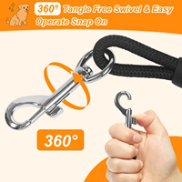 Laisse pour chien de 10 m, durable, longue, flottante, pour l'entraînement des chiens, avec poignée souple, pour le camping en plein air, la randonnée, la natation, la plage, le lac