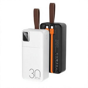 Batterie externe au lithium polymère de <span class=keywords><strong>30</strong></span> <span class=keywords><strong>000</strong></span> mAh, sortie 22,5 W, prend en charge la charge rapide, capacité ultra-grande, alimentation portable pour l'extérieur - Product Image 1