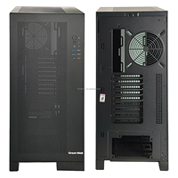 Châssis de station de travail IA EEB Full Tower, serveur de calcul IA, châssis hôte IA, 9 emplacements pour disques durs multiples