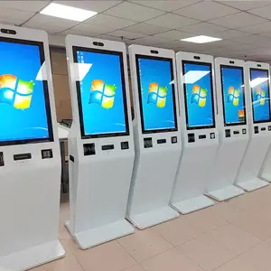 Factory price 24inch32inch56inch Kiosk Self Service Kiosk all in one touchscreen pc Ticket Dispenser Payment Terminal