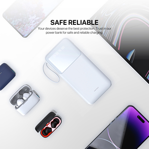 Fantech S3 điện cầm tay Gói 4 cổng đa năng 10000mahh điện LED hiển thị điện thoại di động Powerbank cho bộ sạc điện thoại - Product Image 5