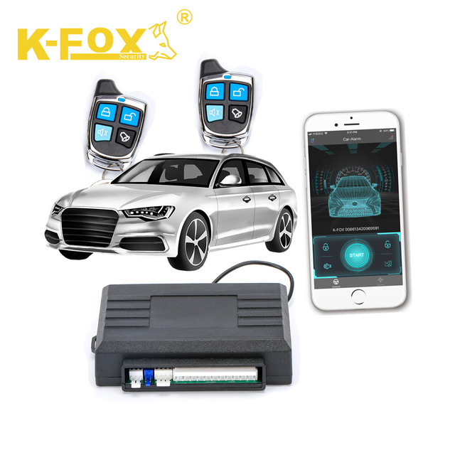 Mobile App Control One Car Alarm System Kd3000app Car Alarm Security Smart Car Alarms Phone APP