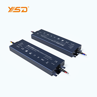 Alimentation LED 150W YSD 12V, driver LED 24V 30W-500W série D ultra-mince, étanche IP67, driver LED à tension constante