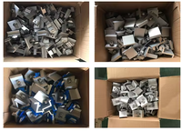 Composants de montage solaire : Rail en aluminium, accessoires PV, pince intermédiaire pour panneau solaire, pince d'extrémité, pince de liaison de rail, pince de fixation, surface anodisée