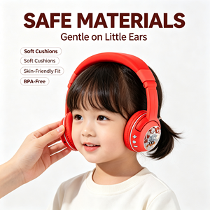 Casque Bluetooth Stéréo Sans Fil Populaire BuddyPhones à Réduction Active du Bruit pour Enfants, Idéal pour l'Étude en Ligne et le Gaming - Product Image 3