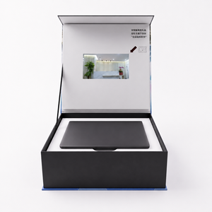 Caja de Regalo de Papel Plegable Hecha a Mano con Pantalla LCD y <span class=keywords><strong>Video</strong></span>, Diseño Personalizado, 8GB de Memoria, para Invitaciones de Boda y Negocios - Product Image 2