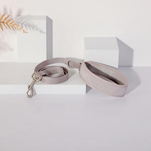 कस्टम लक्जरी कुत्ते का उपयोग करना कोई पुल चिंतनहार्नेस कुत्ते पालतू जानवर के लिए लश लीड कॉर्डरॉय पालतू बम्बन स्नैक पैक - Product Image 4