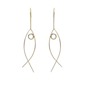 YXQ E376 Boucles d'oreilles fines en acier inoxydable avec pierre d'amazonite naturelle Amazonite G Couleur - Product Image 1