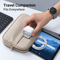 Adaptateur secteur ultra compact 30W, chargeur portable Type C, charge rapide pour téléphone avec puce intelligente, directement de l'usine