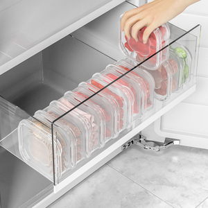 モダンポータブル再利用可能プラスチック食事準備オーガナイザー容器蓋付きキッチン冷凍食品保管用 - Product Image 4
