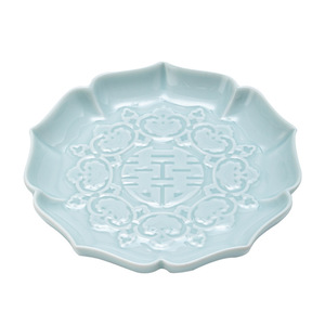 Plato de Frutas de Porcelana, Forma Irregular, Decoración para Bodas, Plato para Aperitivos, Plato para Postres, Origen Fujian - Product Image 2