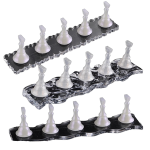 Soporte Magnético de Plástico para Uñas, 5 Piezas, Base de Práctica y Exhibición para Esmalte de Gel, Entrenamiento de Manicura - Product Image 1