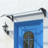 Couverture de Patio extérieur imperméable de haute qualité, porte d'entrée, auvent en verre trempé, auvent en verre laminé, auvent