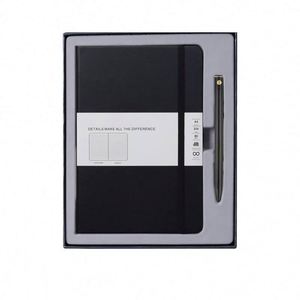 Carnet A5 A6 promotionnel tendance, stylo métallique, logo personnalisé imprimé pour cadeaux d'entreprise, salons professionnels - Product Image 3