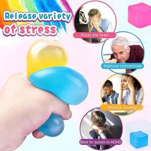 Christmas Fidget Tpr Sensory Stress Toys <b>Squishy</b> Mochi Ice Ball Cube Relief Squeeze <b>Mini</b> Mochi <b>Squishy</b> Toys for Kids - Product Image 4