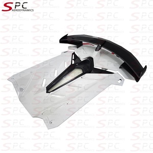 SPC svj ปีกหลังคาร์บอนไฟเบอร์แห้งสำหรับฝากระโปรงหลังแลมโบกินี <span class=keywords><strong>Aventador</strong></span> svj + สปอยเลอร์หลังสำหรับ LP700 LP720 LP740LP750โรดสเตอร์ - Product Image 5