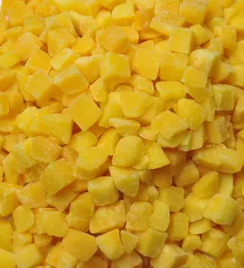 Chinese Frozen Fruit Freezing Diced Yellow Peach
