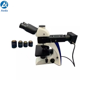 Microscope métallurgique trinoculaire de champ de vision surdimensionné de laboratoire métallographique Mit300 - Product Image 3