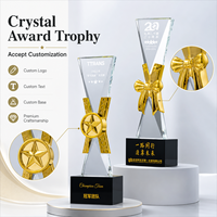 Özel Kristal Plaket, İş Yarışmaları Hatırası İçin Kazınmış Logolu Kristal Ödül