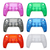 Boutons de jeu transparents pour contrôleur PS5, boîte complète de boutons, coque, couvercle de coque, décoration, coquilles de réparation, 100 pièces
