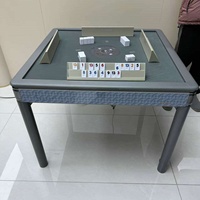 Machine à Mahjong Turque de Luxe Entièrement Automatique, Table de Mahjong Pliable Automatique, Idéale pour le Jeu et les paris