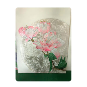 Цветное стекло с павлиньим дизайном, оптовая продажа, цветное стекло с текстурой, многоцветное стекло для украшения отеля - Product Image 5