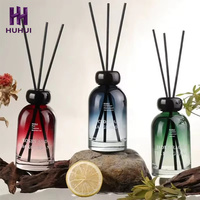 Diffuseur de parfum à bâtonnets 200 ml au parfum de thé, longue durée, pour la maison, le salon, la chambre, la salle de bain, désodorisant d'ambiance