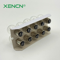XENCN Nouvelles ampoules de signalisation OEM S25 12524 12V P21/5W BAY15d E4 pour Audi A3