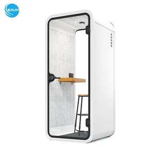 Prefabricated Office Pod Vocal Booth Soundproof Office Aluminum Modern Small Private Phone Booths 3 Bedroom Transport Cabin