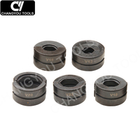 Prensa Hidráulica a Batería MEC-1525, Carrera de 27 mm, para Prensar Tuberías de Plomería, Acero Inoxidable y Cobre, Matrices Tipo V, 42KN