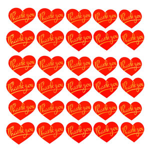 customization hologram adhesive <b>label</b> sticker thank you tags - Product Image 6