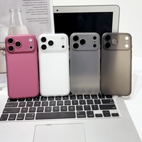 Coque Ultra Minimaliste au Design Simple, Surface Mate Agréable au Toucher, Anti-Traces de Doigts pour iPhone 17 Pro Max Air 16 15 14 13 Pro Max