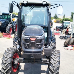 Tracteur agricole compact 50 CV à capot vert 4x4 pour petites exploitations et jardins, avec moteur, boîte de vitesses et roulements inclus - Product Image 1
