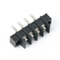 Bloc de jonction électrique avec oreilles de montage, connecteurs de fils 3P 4P 6P 8P 9,5 mm, couleur PA66, 300V 10A pour PCB