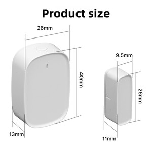 Sensor Magnetik Pintu & Jendela Graffiti Smart Home ZigBee dengan Tampilan Aplikasi <span class=keywords><strong>Alarm</strong></span> Keamanan Nirkabel Tanpa Kamera Baterai CR2032 3V - Product Image 2
