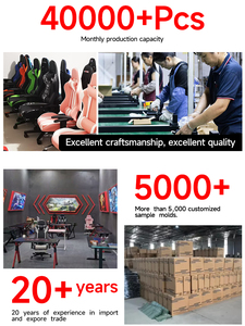 <span class=keywords><strong>Chaise</strong></span> de jeu avec fonction inclinable et volant de course, pieds extensibles en cuir et nylon, <span class=keywords><strong>chaise</strong></span> de station de jeu pour ordinateur - Product Image 6