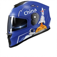 Nouveau casque intégral pour enfants en ABS, conforme aux normes nationales, pour vélos électriques, design mignon de dessin animé, utilisation toutes saisons, certifié 3C