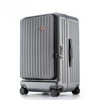 Maleta de Negocios con Apertura Frontal, Expandible, Carcasa Rígida de PC, Ruedas Giratorias, Candado TSA, 20 Pulgadas, Equipaje de Mano para Avión