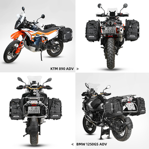Rhinowalk 35L Motosiklet Hızlı Çıkartılabilir Yan Çanta, ADV Motosiklet Aksesuarları için Motosiklet Sele Kuyruk Çantası - 1 Adet - Product Image 5