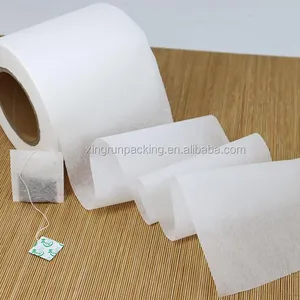 Rollo de papel con filtro de pulpa de madera, rollo de papel rodante para bolsas de té