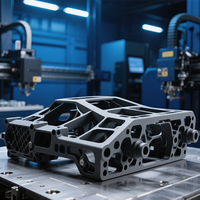 Fabrication de pièces en nylon SLS de qualité industrielle, prototypes fonctionnels, impression 3D automobile et aérospatiale